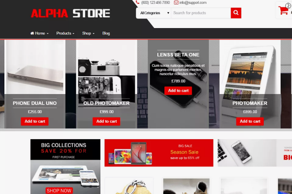 Creation and development of an online store website in NYC & throughout the USA